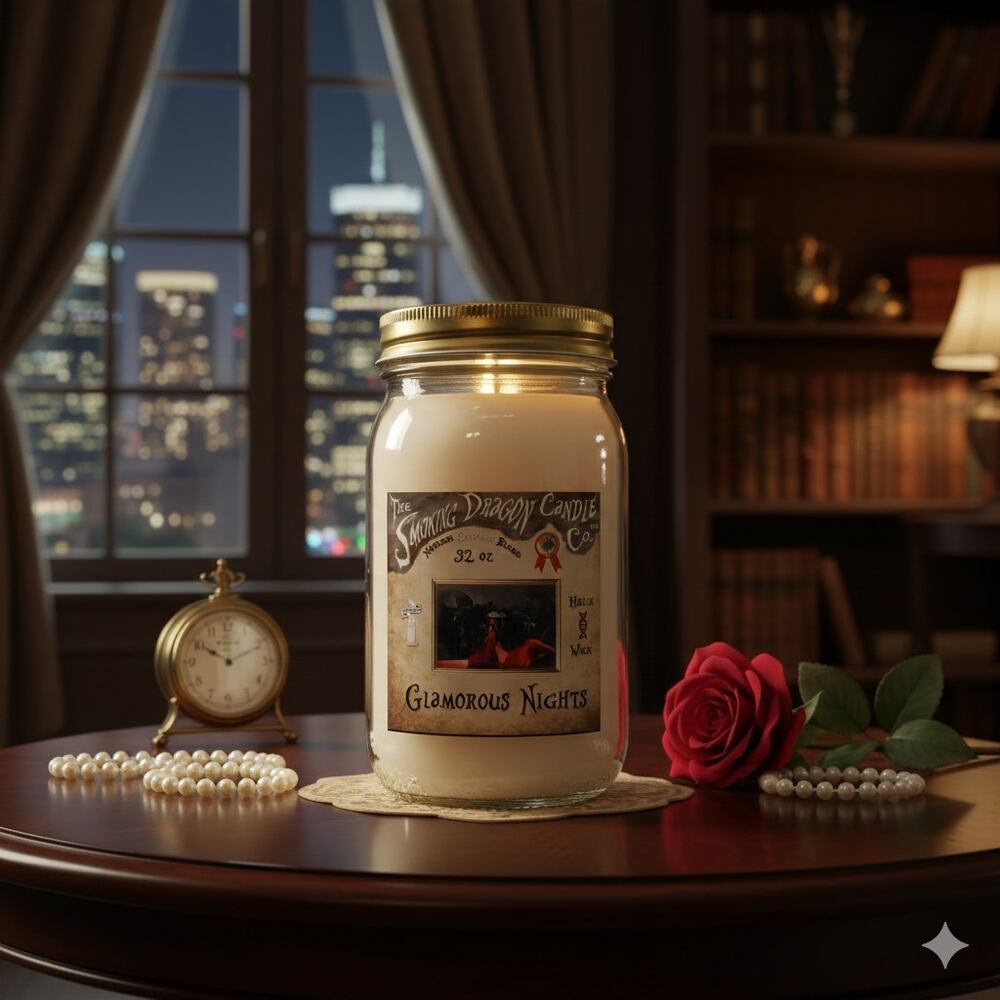 Glamorous Nights - 32 oz Coconut Wax Candles